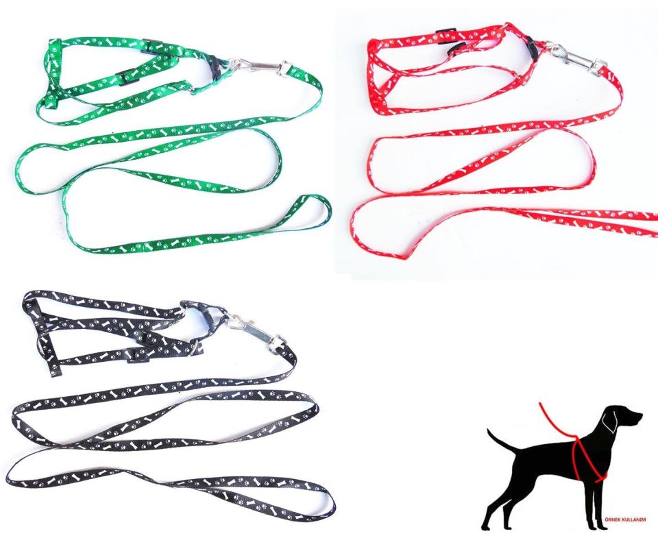 Kedi Köpek Tavşan Göğüs Tasma Kolon Gezdirme Tasması Hrb015