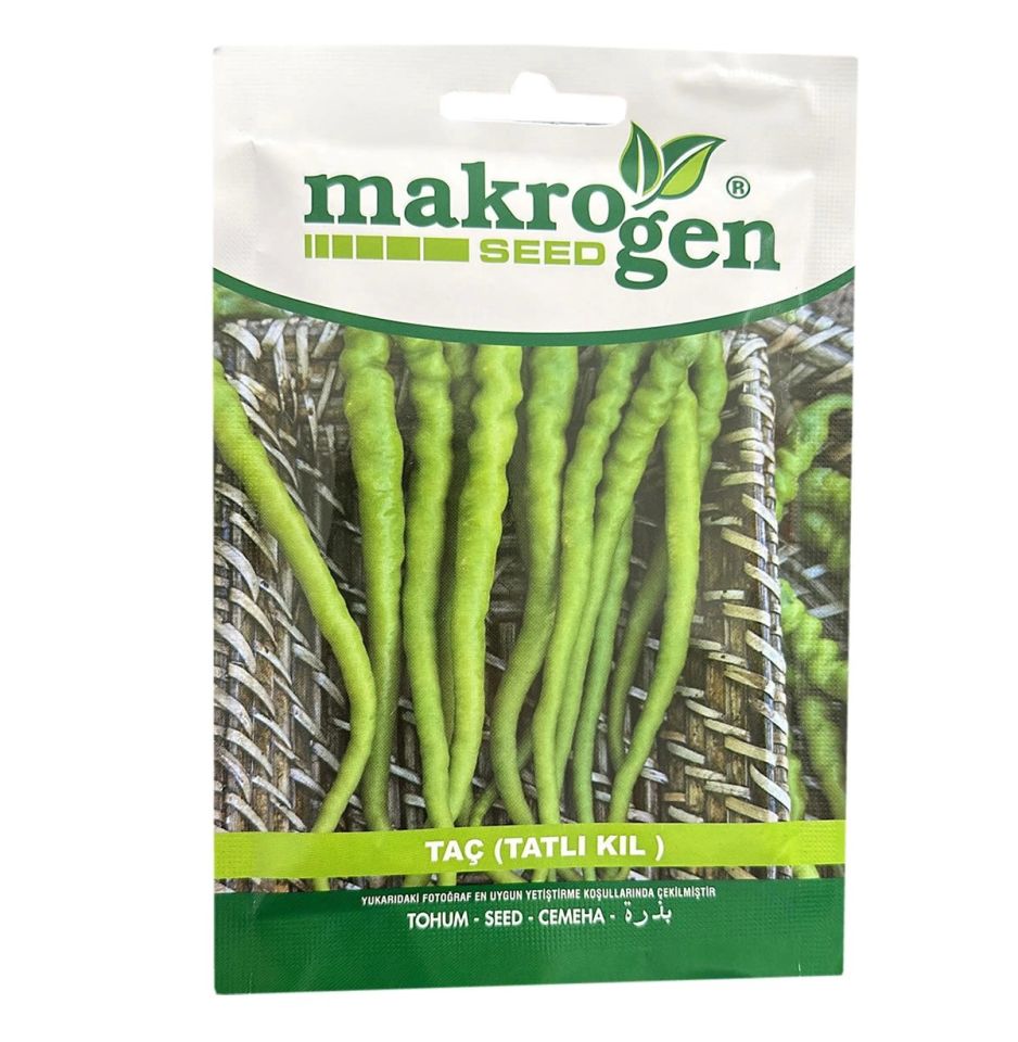 Makrogen Kıl Tatlı Biber Tohumu 25gr Paket