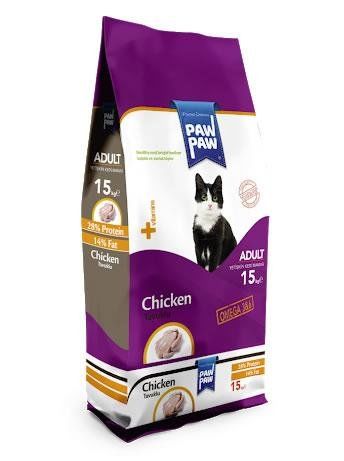 Paw Paw Tavuklu Yetişkin Kedi Maması 15kg Paw Paw Chicken