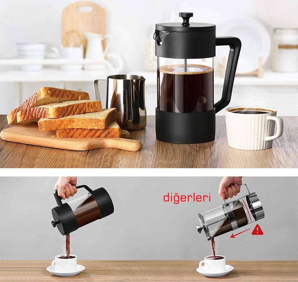 French Press 300 Ml - 1 Adet