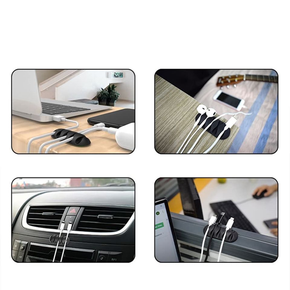 Masa Kenarı Kablo Fiş Tutucu 6 ADET Delapia Design