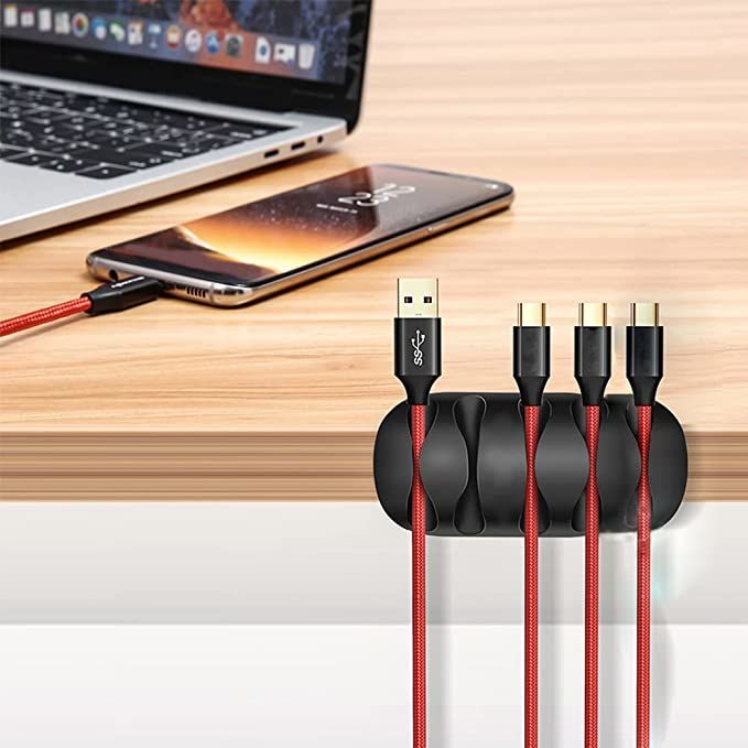 Masa Kenarı Kablo Fiş Tutucu 6 ADET Delapia Design
