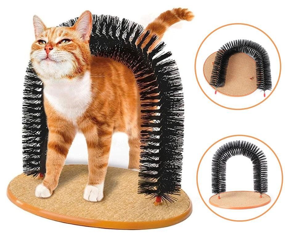 Purrfect Arch Kedi Tarak Fırça Kendini Tarama Tırmalama Aparatı